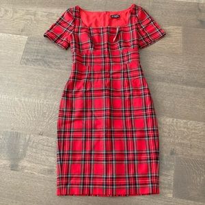 J Crew Holiday Tartan Dress